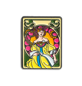 Mucha Daydream Pin