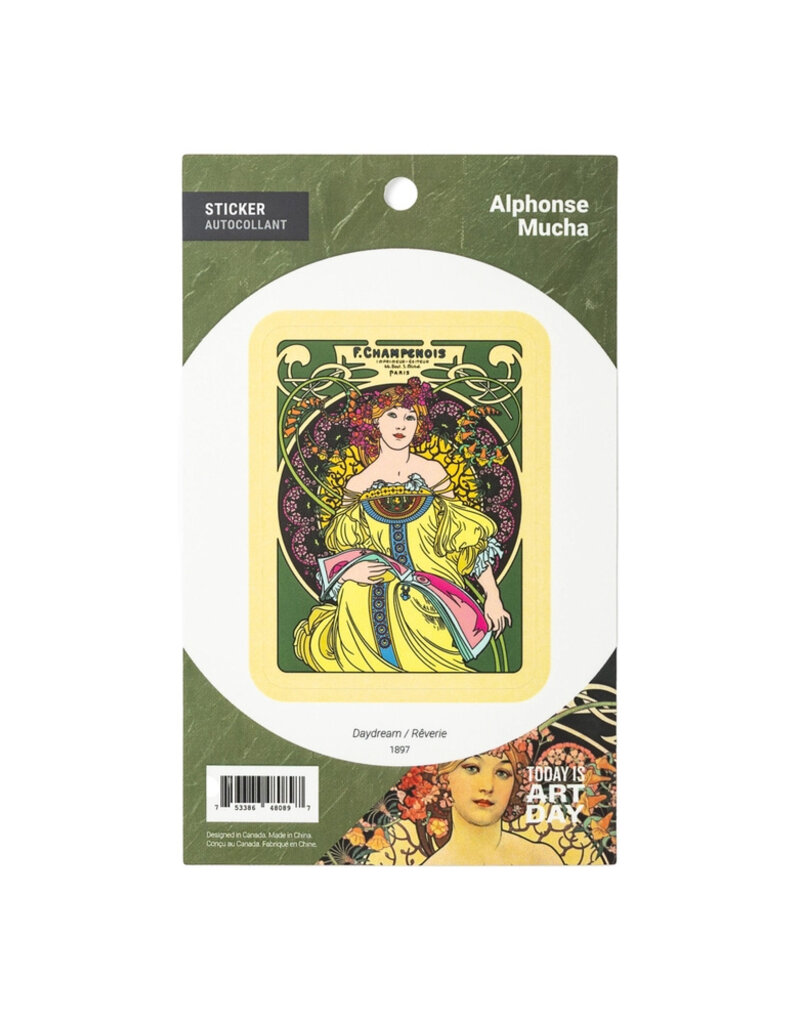 Mucha Daydream Vinyl Sticker