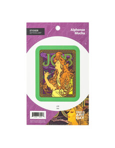 Mucha Job Vinyl Sticker