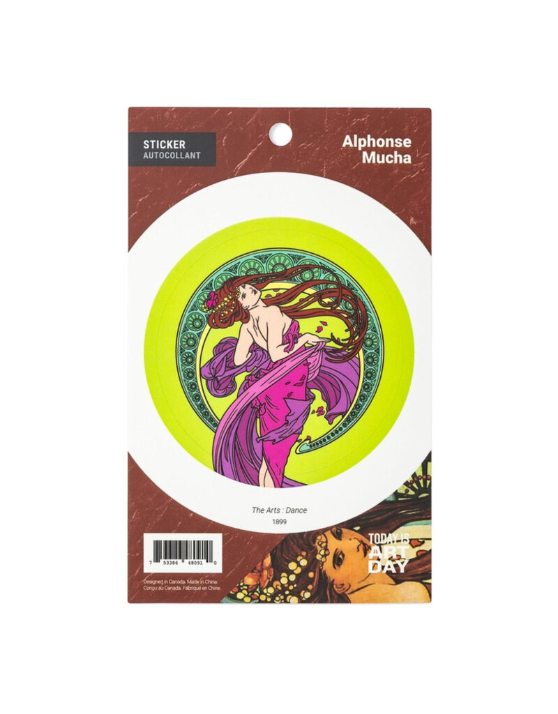 Mucha Dance Vinyl Sticker