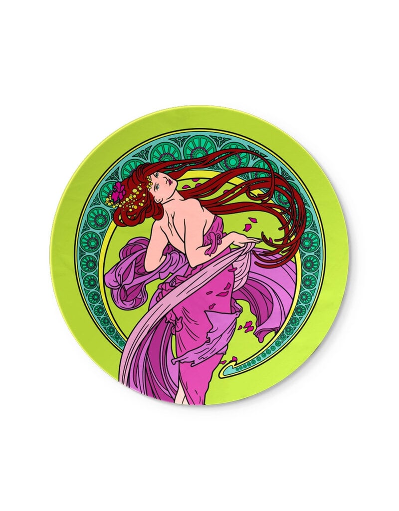 Mucha Dance Vinyl Sticker