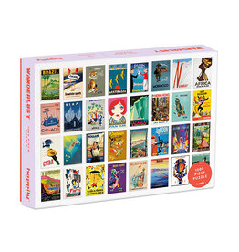 Wanderlust Travel Posters 1000 Piece Puzzle
