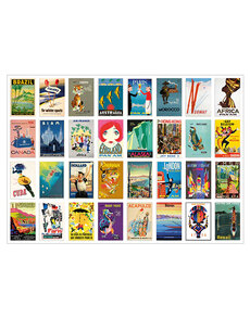 Wanderlust Travel Posters 1000 Piece Puzzle