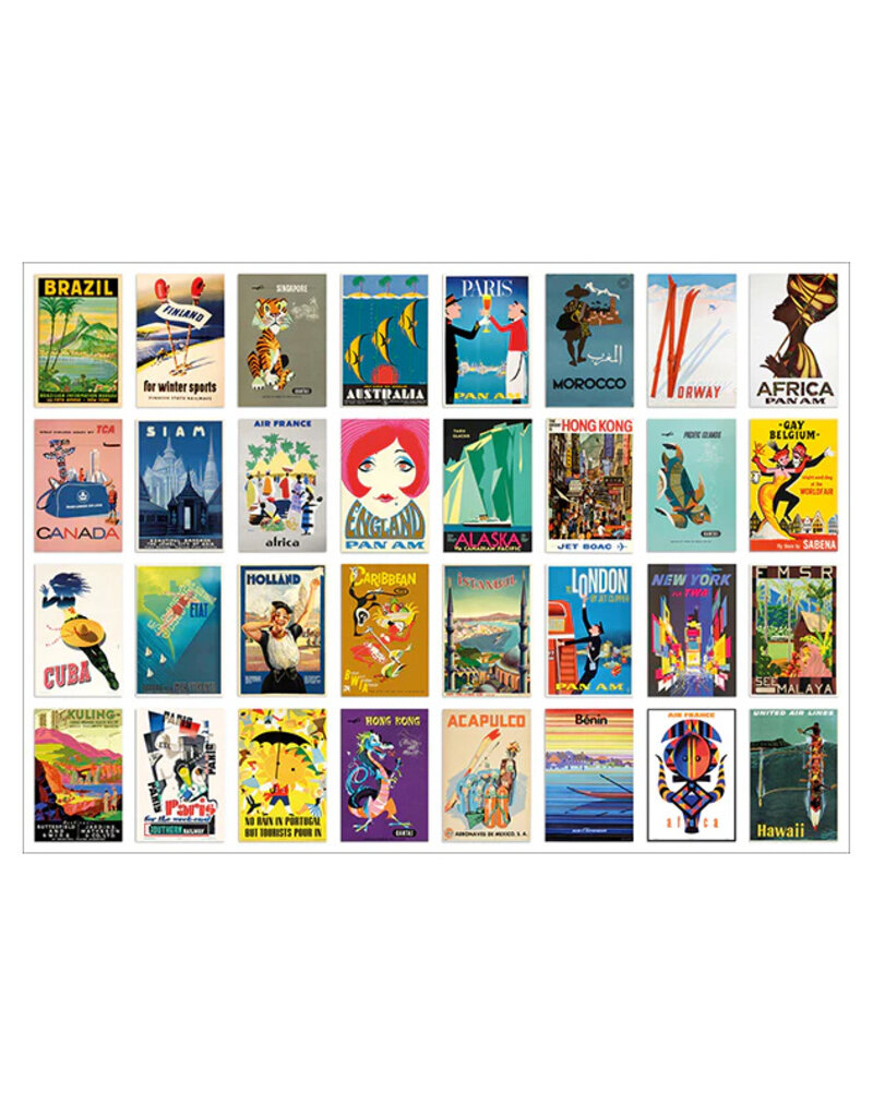 Wanderlust Travel Posters 1000 Piece Puzzle