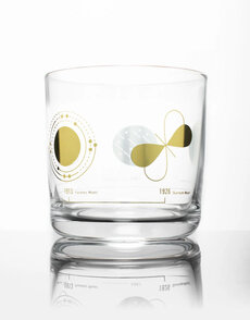 Atomic Models Whiskey Glass