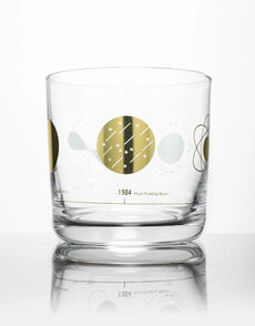 Atomic Models Whiskey Glass