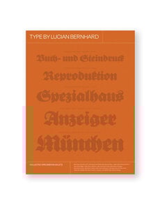 Type by Lucian Bernhard: Collected Specimen Booklets