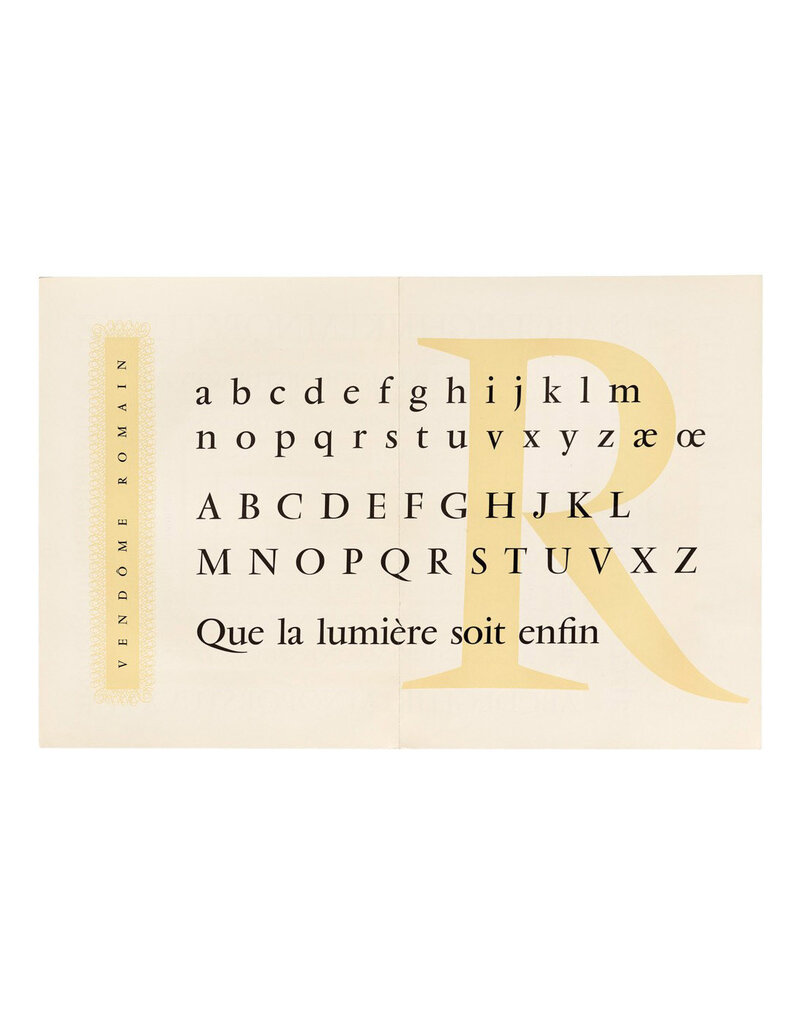 Type by Roger Excoffon: Collected Specimen Booklets