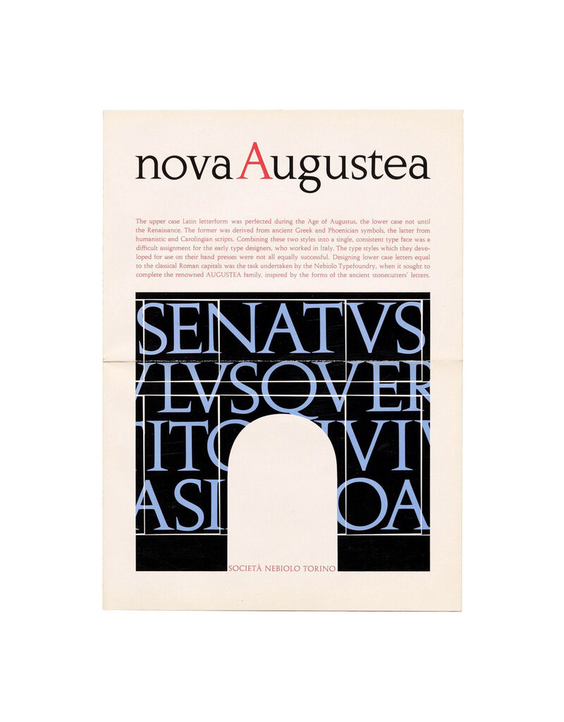 Type by Aldo Novarese: Collected Specimen Booklets