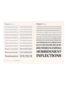 Type by Aldo Novarese: Collected Specimen Booklets