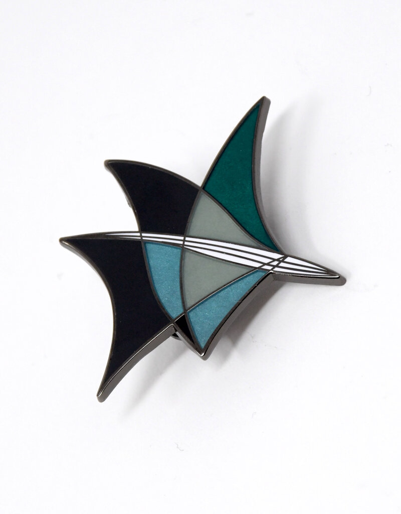 First Step Into Space Pin