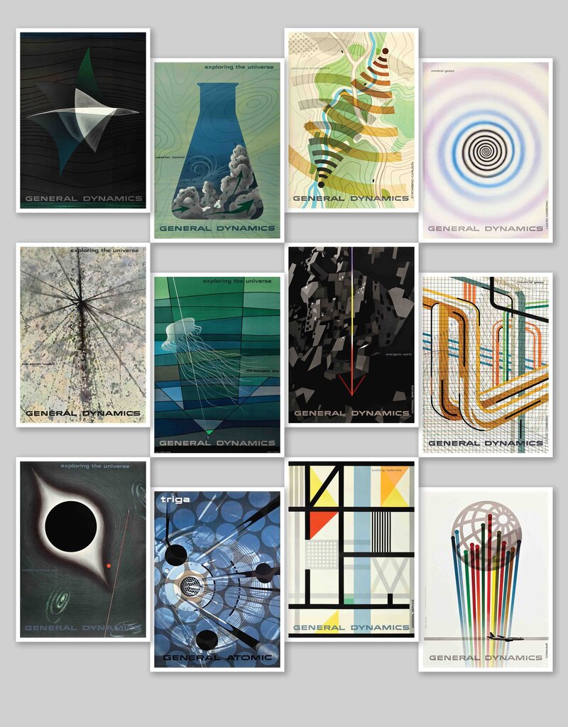 General Dynamics Postcard Pack