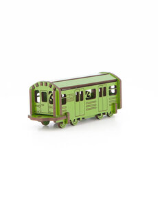 Wooden Subway Train Kit Green