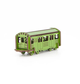 Wooden Subway Train Kit Green