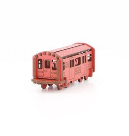 Wooden Subway Train Kit Red
