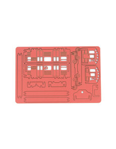 Wooden Subway Train Kit Red