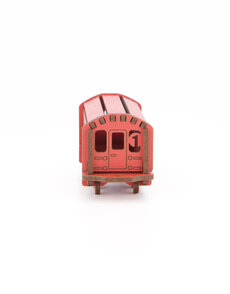 Wooden Subway Train Kit Red