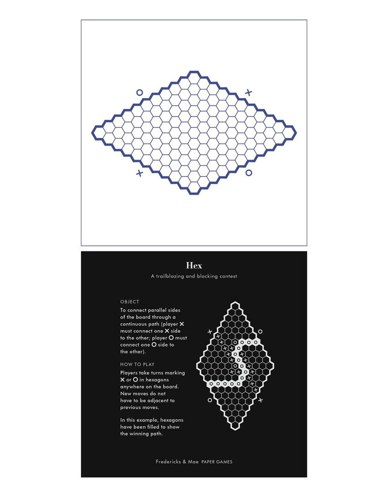 Fredericks & Mae Paper Games