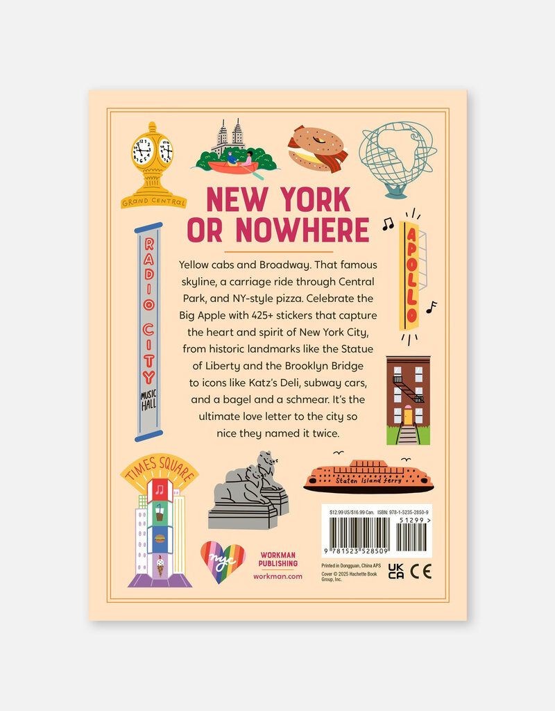 I Love New York City Sticker Book