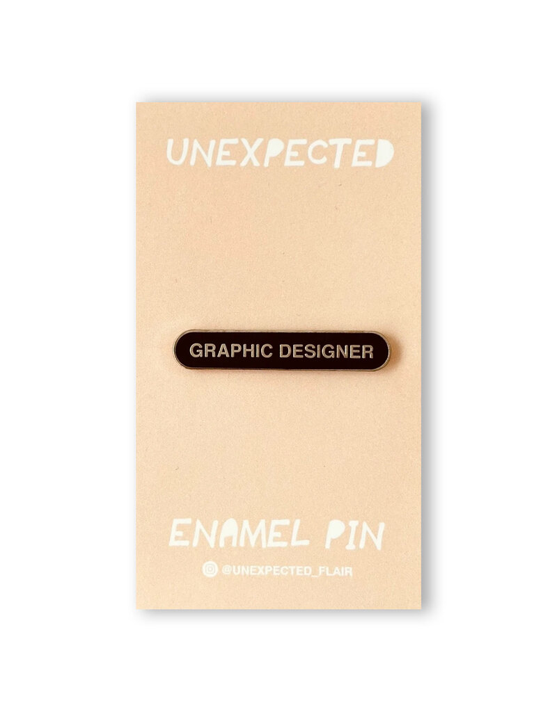 Graphic Designer Enamel Pin