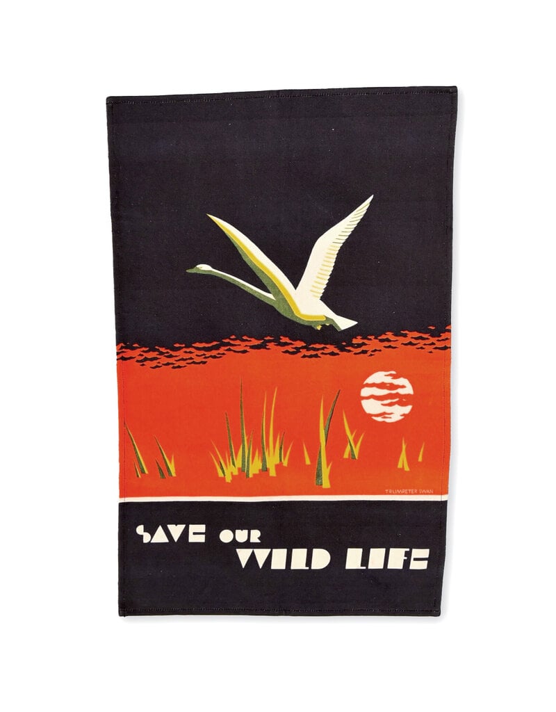 Save Our Wildlife Tea Towel