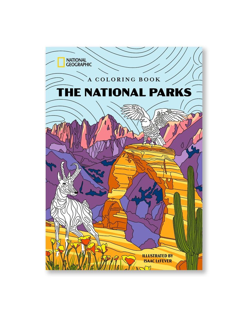 The National Parks: A Coloring Book