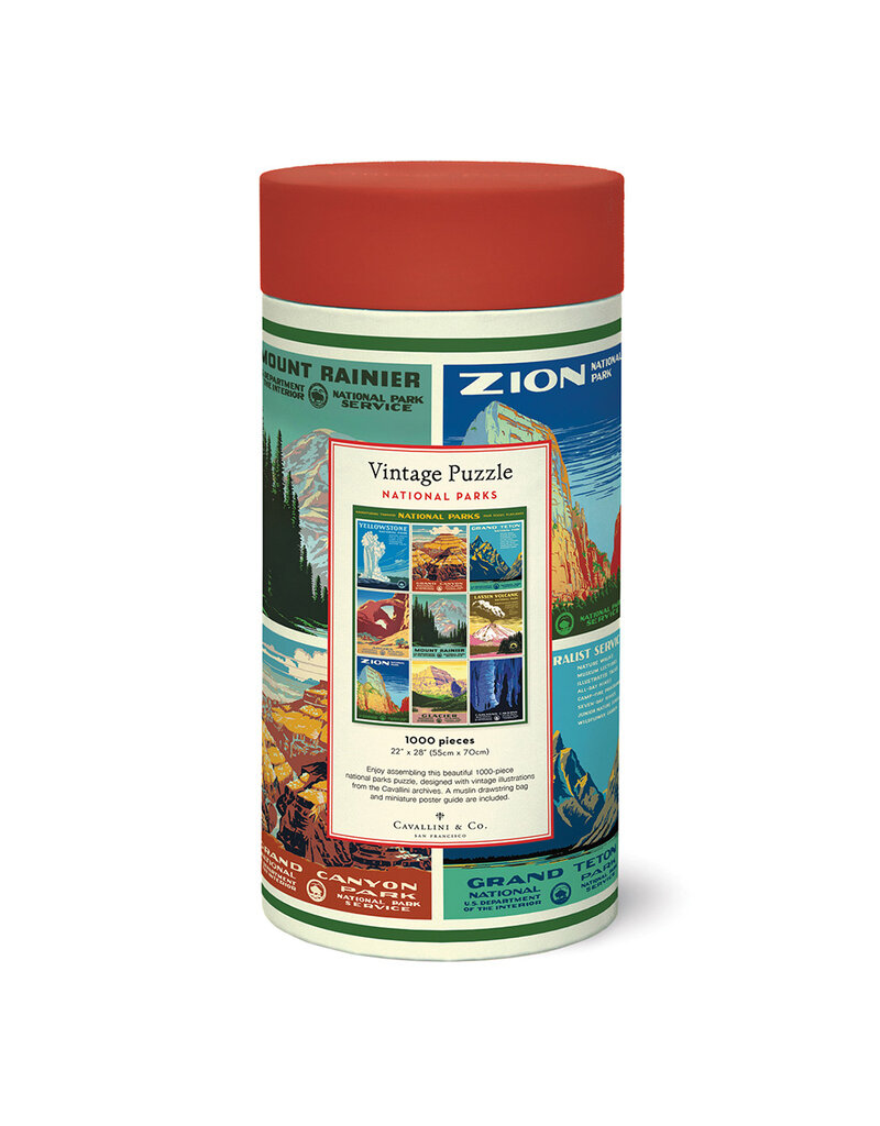 National Parks Posters 1000 Piece Puzzle