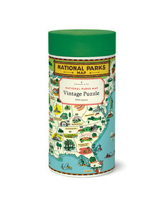 National Parks Map 1000 Piece Puzzle