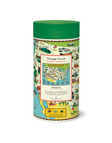 National Parks Map 1000 Piece Puzzle
