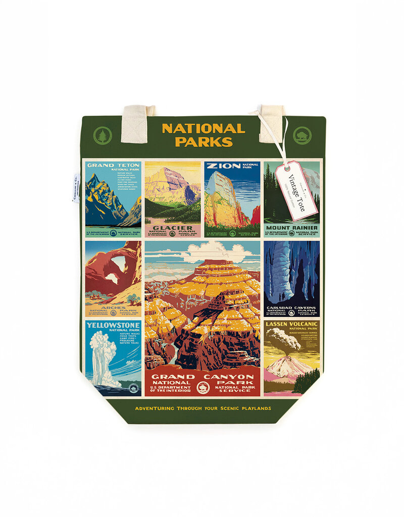 National Parks Posters Tote Bag