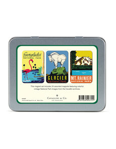National Parks Magnet Set of 24