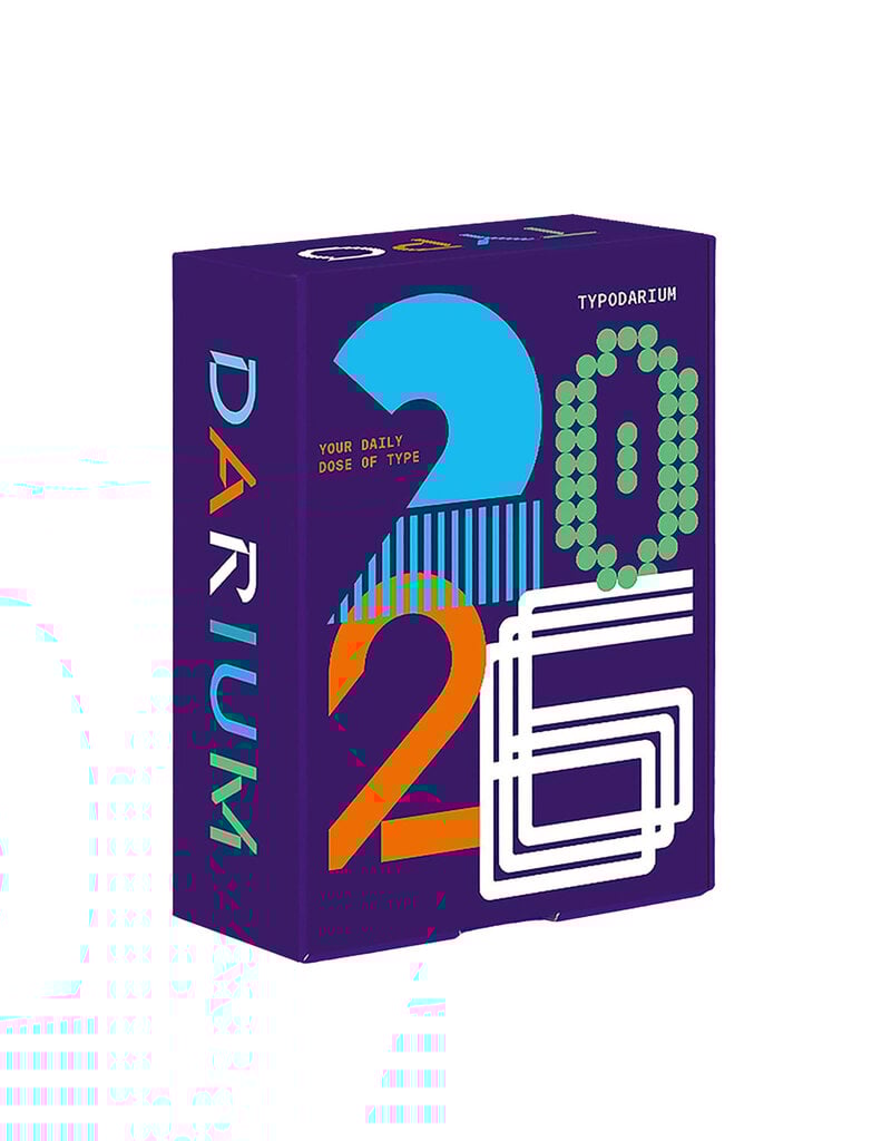 Typodarium 365 Day Type Calendar