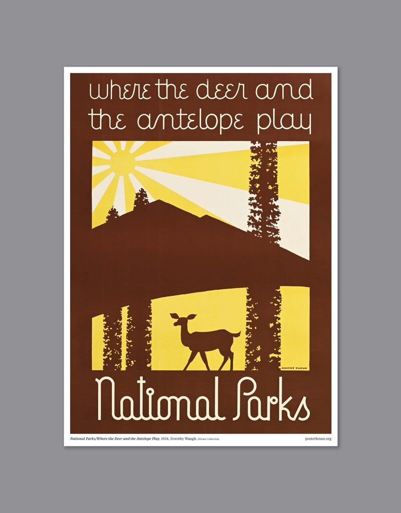 Where the Deer and the Antelope Play Print