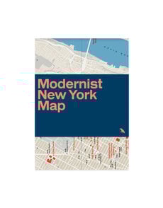 Modernist New York Map