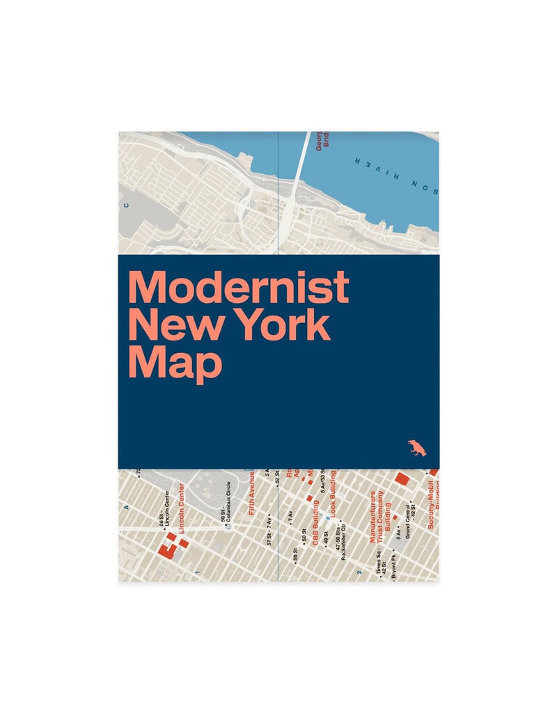 Modernist New York Map