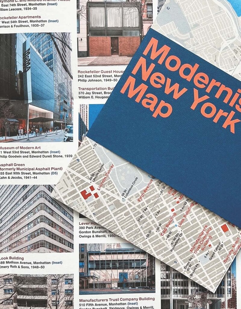 Modernist New York Map
