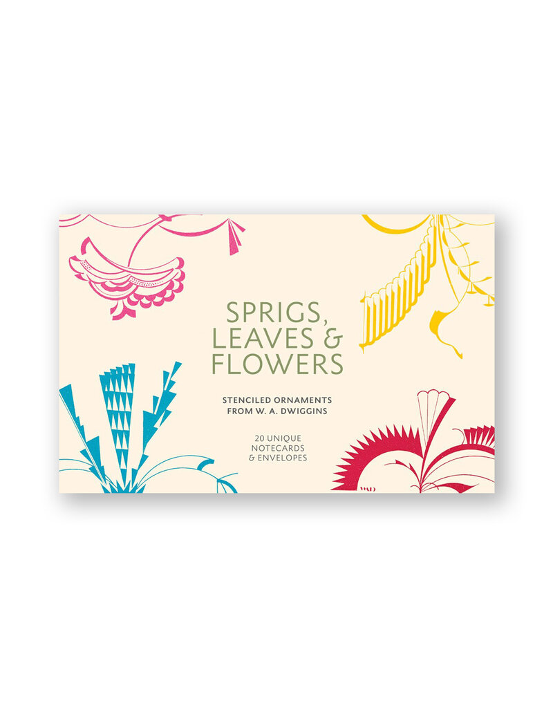 Sprigs, Leaves, & Flowers Correspondence Cards
