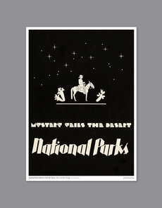 Mystery Veils the Desert Print