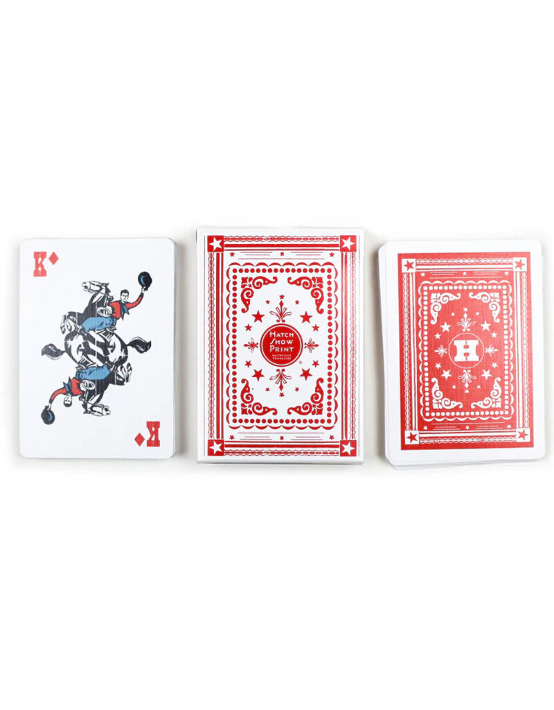 Hatch Show Print Character Playing Cards