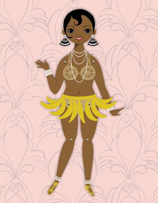 Josephine Baker Paper Doll