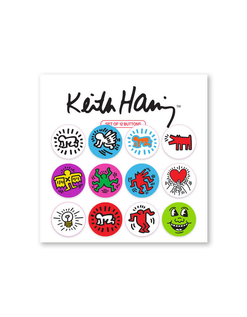 Keith Haring Button Pin Set