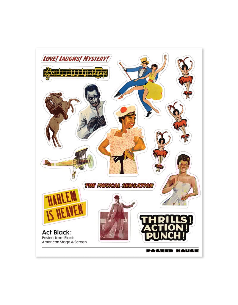 Act Black Sticker Sheet