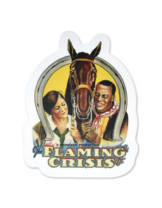 The Flaming Crisis Sticker