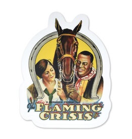 The Flaming Crisis Sticker