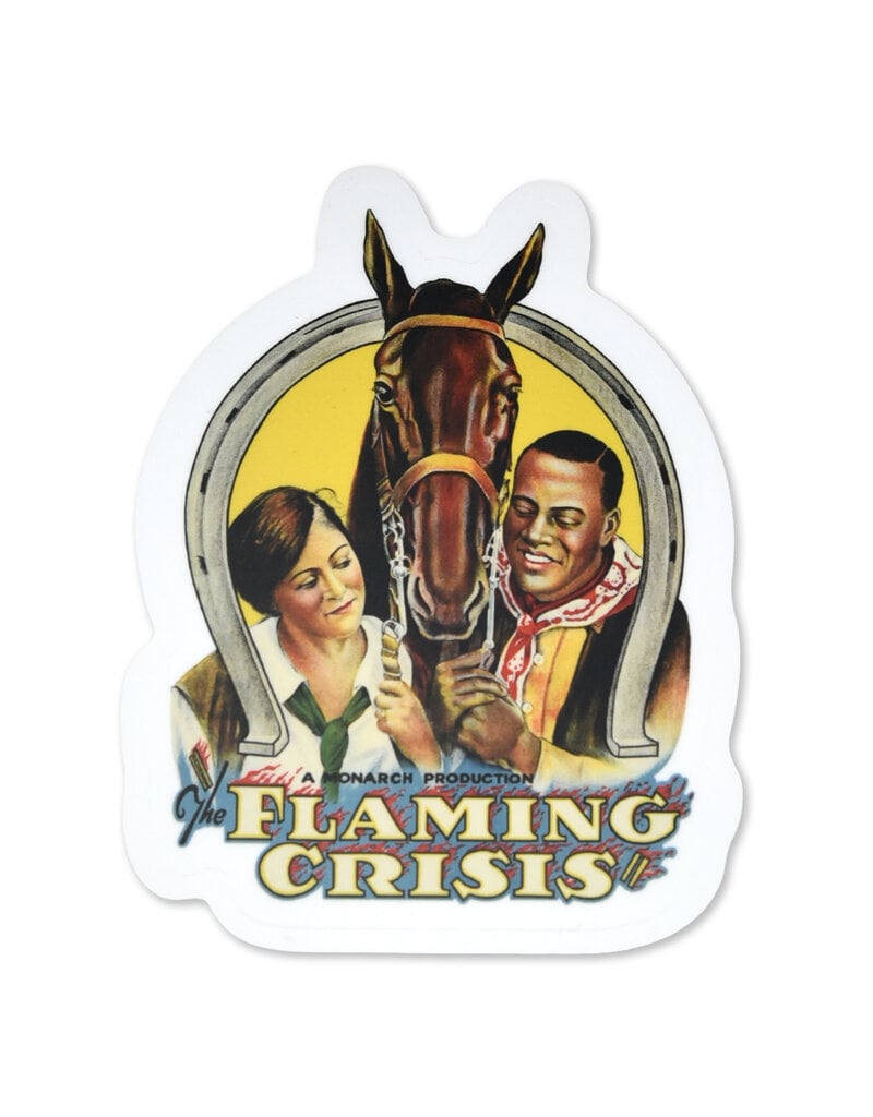 The Flaming Crisis Sticker
