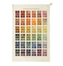 Watercolor Swatches Tea Towel