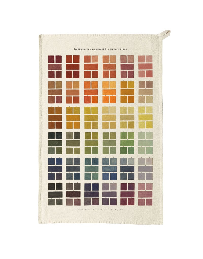 Watercolor Swatches Tea Towel