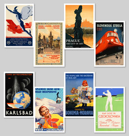 Czechoslovak Travel Postcard Pack