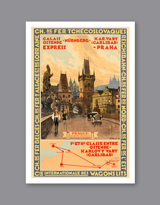 Czechoslovak Travel Postcard Pack