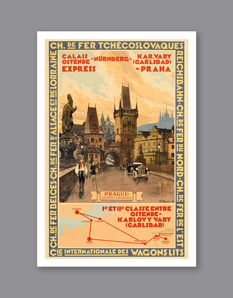Czechoslovak Travel Postcard Pack